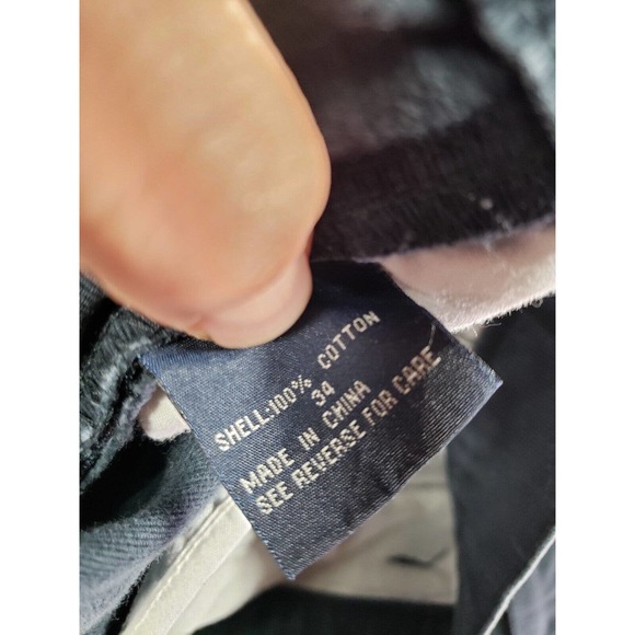 Baileys Point Shorts Mens 34 Blue Denim Cargo Low Rise Zipper Pockets Summer - Picture 10 of 10